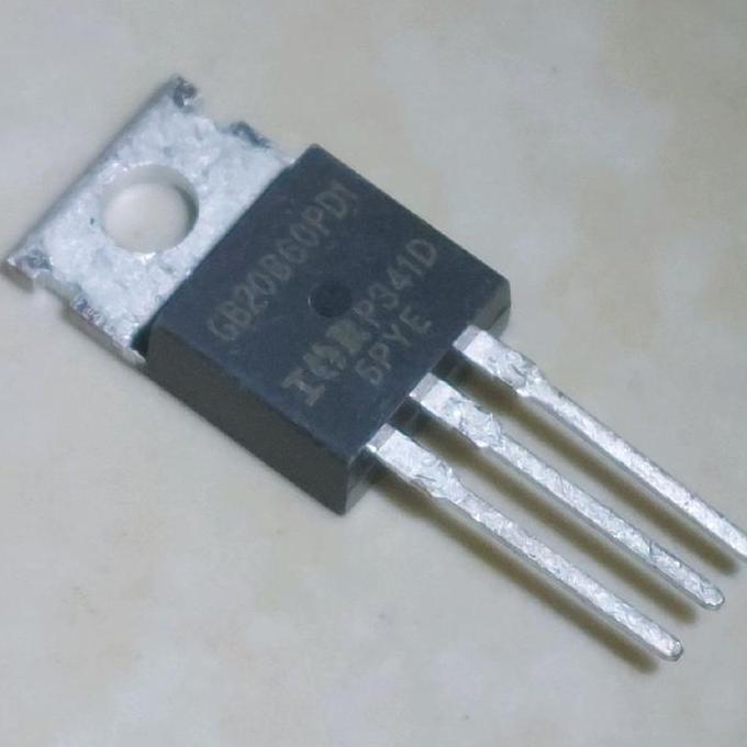 GB20B60PD1 TO-220 20B60 GB20B60 IRGB20B60PD1 SMPS IGBT 20A 600V TRANSISTOR N-CHANNEL IR GB20B60PDI K