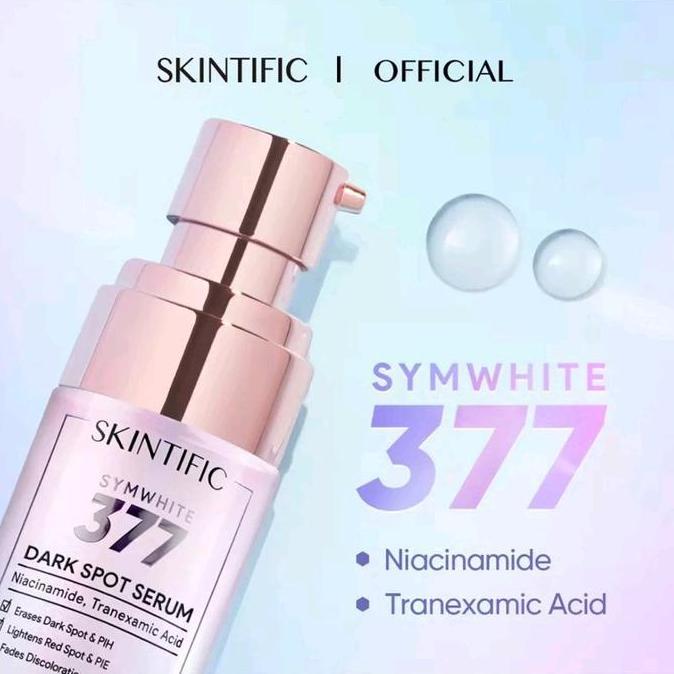 Nice- Skintific Serum Symwhite 377 20Ml Peratan Membantu Memudarkan Flek Hitam Mencerahkan