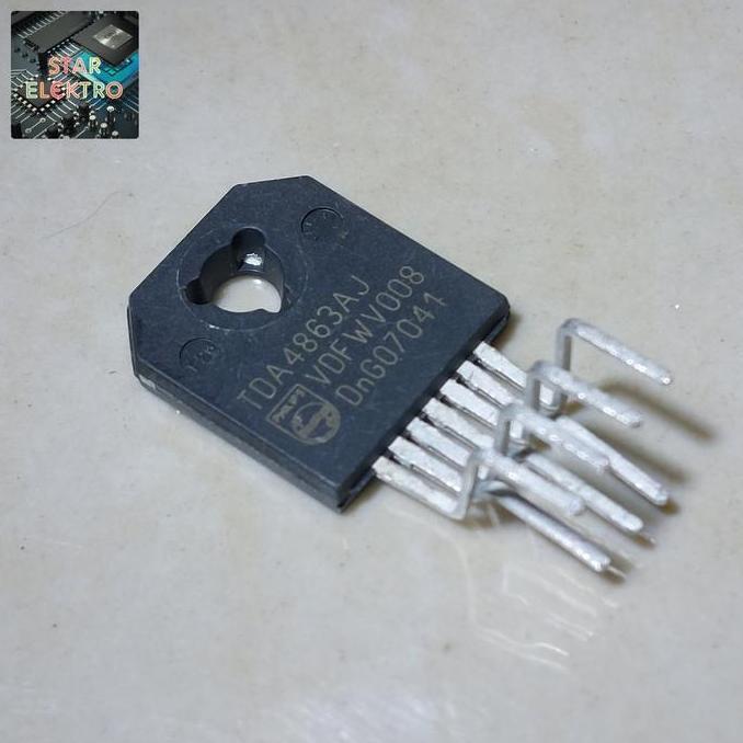 TDA4863AJ ZIP-7 TDA4863J TDA4863 AJ TDA 4863 IC VERTIKAL CRT VERTICAL TV 4863AJ KOMPONEN SE27