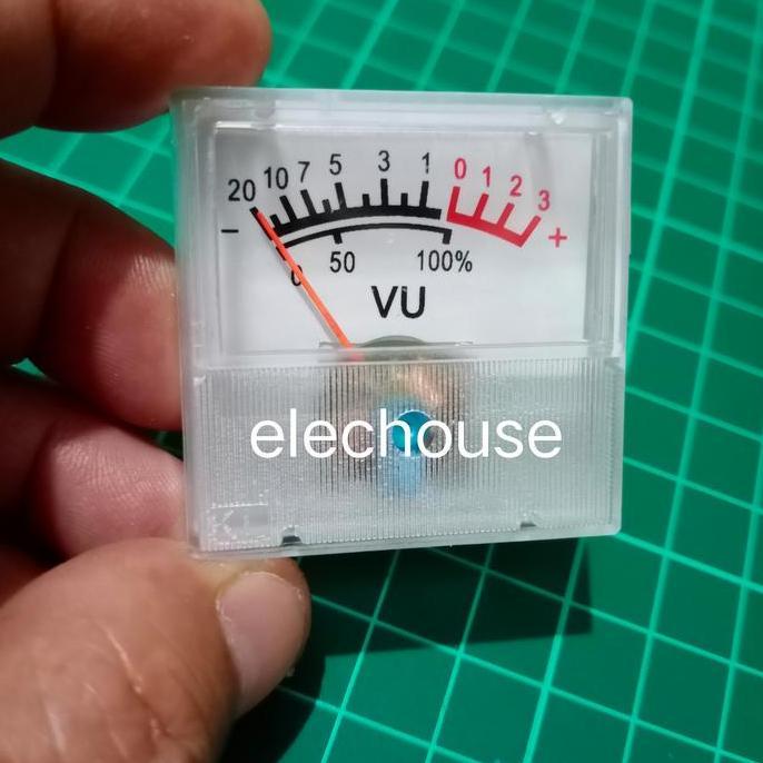 VU METER NIKO KECIL ANALOG PANEL SIGNAL AUDIO RADIO HD27
