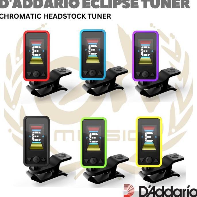 D'ADDDARIO Eclipse Tuner - Tuner Gitar Bass