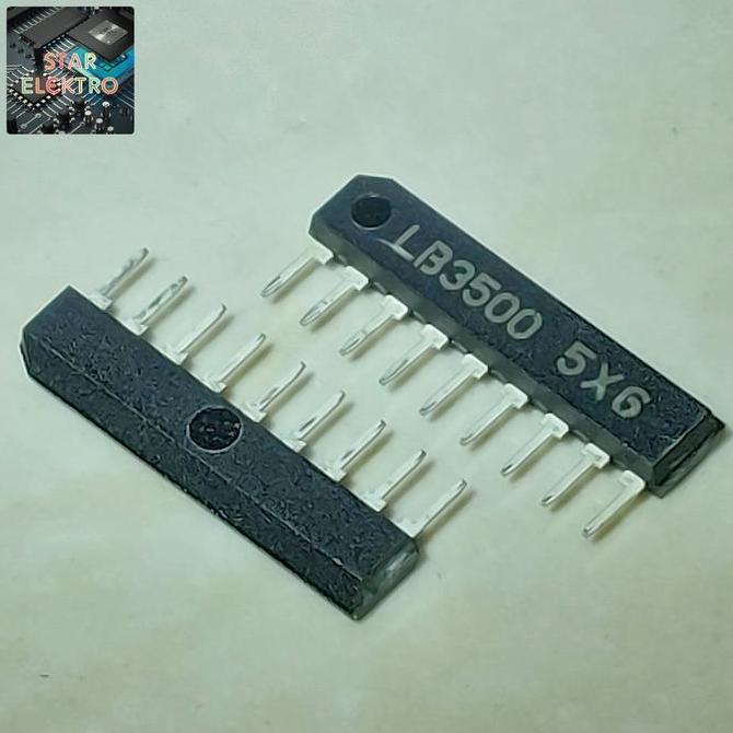 2 BUAH 2PCS LB3500 SIP-9 LB 3500 SANIO SEMICON IC PLL TUNING PRESCALER 1/8 9PIN KOMPONEN L83500 SE27