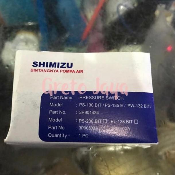 Otomatis Sanyo Pompa Air / Pressure Switch Shimizu Ps 130 / 135 Shimitzu Simitzu Terbaru 