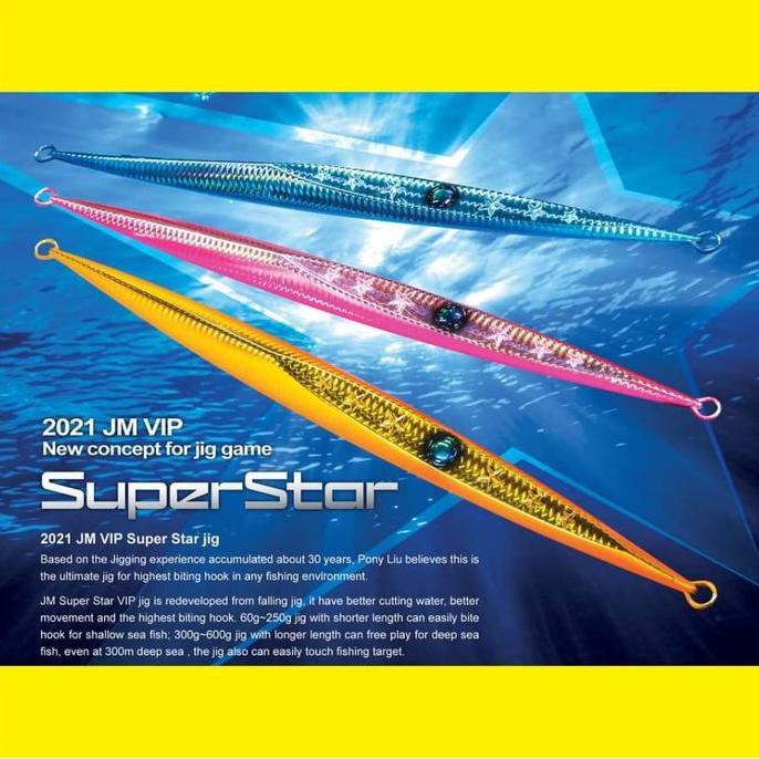 JM VIP 200gr Super Star 2021 Metal Jig Original Jigging Master