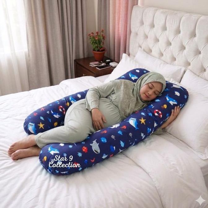 Bantal Hamil Katun dengan Isi Silikon Grade A