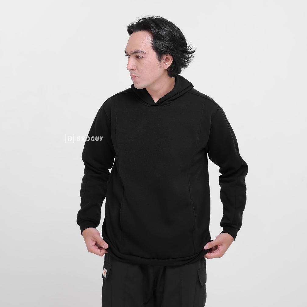 TERBARU BROGUY HOODIE PRIA WANITA UNISEX FLEECE - OLIVE