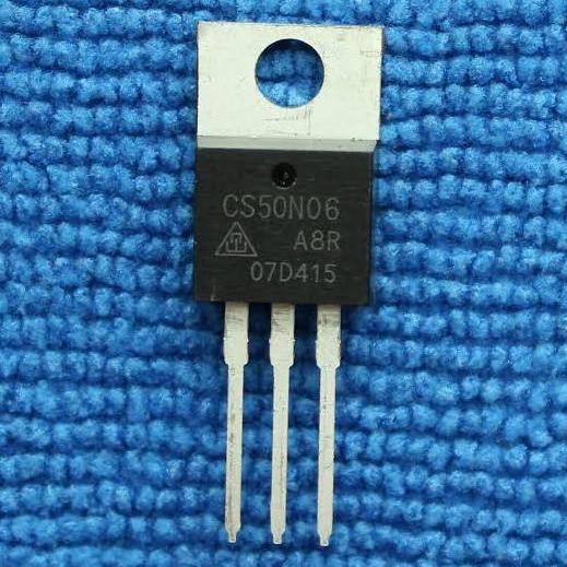 CS50N06 CS50N 06 CS 50N06 MOSFET N-CH 50A 60V TO-220 TRANSISTOR FET SE27