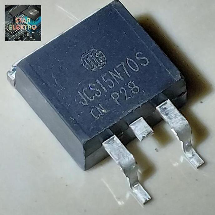JCS15N70S TO-263 SMD JCS 15N70 15N70S JCS15N70 JILIN SINO N-CHANNEL MOSFET 15A 700V KOMPONEN TRANSIS