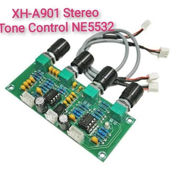 XH-A901 TONE CONTROL HI-FI STEREO AUDIO NE5532 CLASS D PREAMP 12V-24V KIT MODUL MODULE SE27