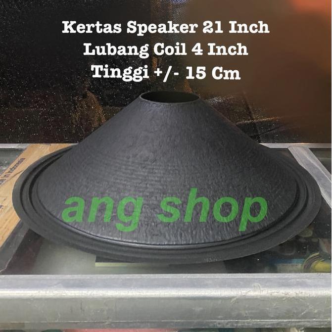 HARGA DISC - Kertas Speaker 21 Inch Coil 4 Inch Impor Daun Spiker Mic 21 In Inci