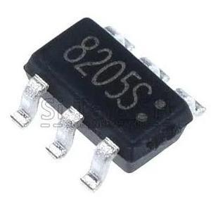 5 BUAH 5PCS 8205S SOT23-6 SOT FS8205S 8205A FS8205A MOSFET N-CHANNEL 20V 6A IC FET FS KOMPONEN SE27