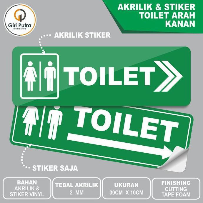 Decorao - Toilet / Toilet Arah Kanan / Toilet Arah Kiri / Toiliet Wanita / Toilet Pria