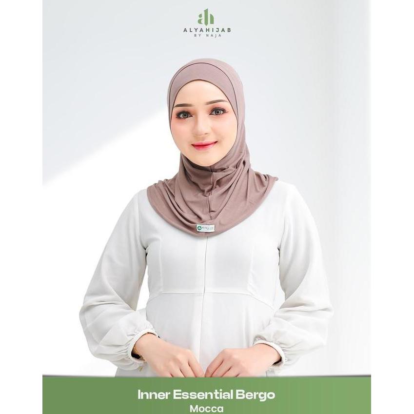 ALYAHIJAB - INNER ESSENTIAL BERGO | Inner Instan Bergo Jersey Premium