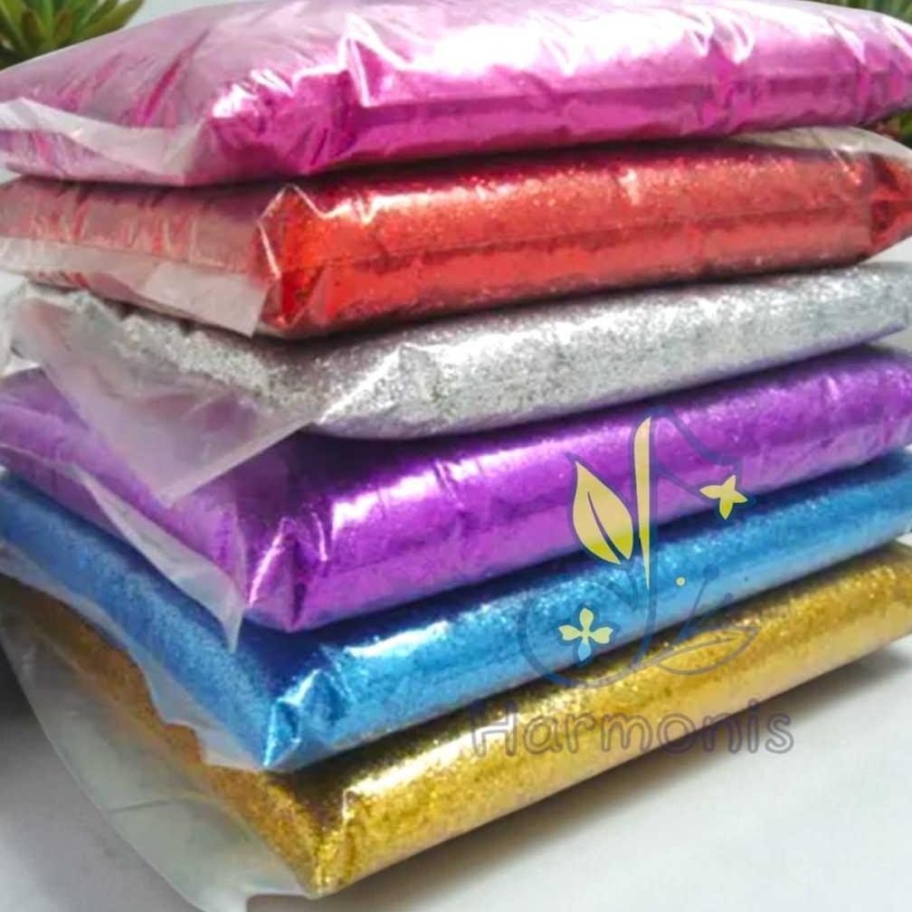 1Kilo Bubuk Glitter Halus Glitter Bubuk Metalik Glitter Bubuk Serbuk Glitter Halus Diy Glitter Bunga