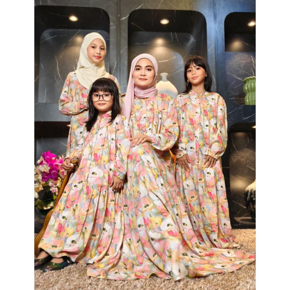 Promo Gege Couple Gamis Ika Gamis Couple Ibu Dan Anak Gamis Couple Fashion Muslim Wanita