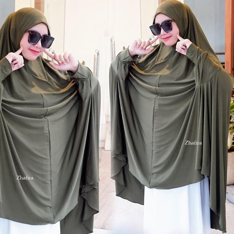 Top Rated Almira Lengan Jersey / Antem Dagu Jumbo / Hijab Dagu / Hijab Lengan / Bergo Jumbo ( Haji &