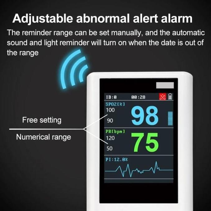 Best seller PULSE OXIMETER HANDHELD WITH BATERY CHARGER Terlaris