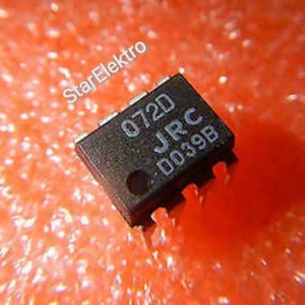 JRC072D NJM072D 072D JRC IC DIP-8 LOW NOISE J-FET DUAL AMPLIFIER SE27