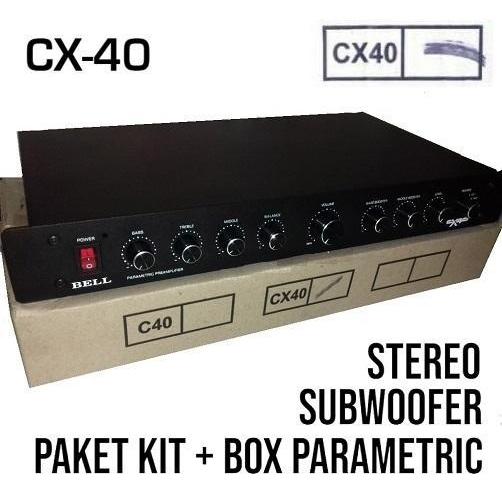 Tone Control Parametrik BELL. Original Produk Pre amp Box CX-40 ( Box + Kit parametrik MACINTOSH )