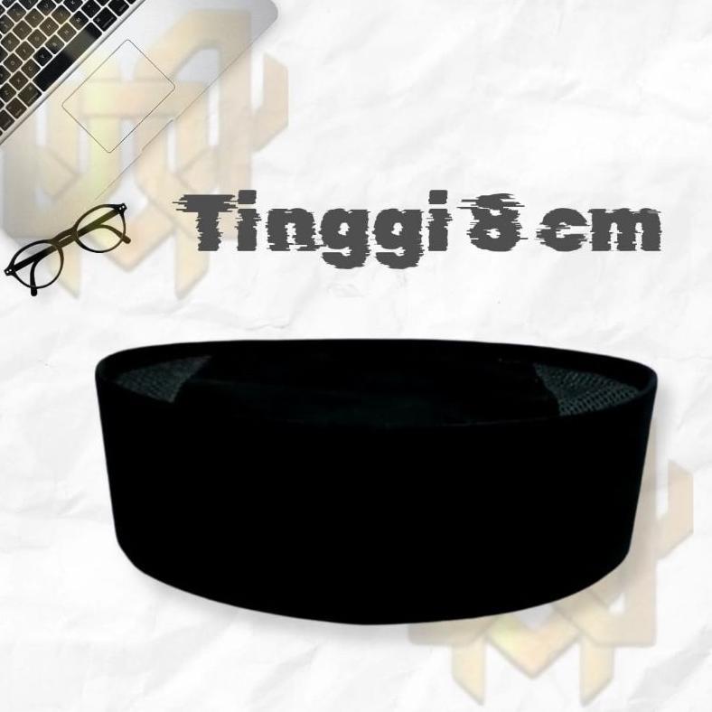 BIG PROMO PECI PENDEK AC/TINGGI 6 7 8 CM/PECI CAK LONTONG/SONGKOK HITAM PENDEK/PECI HITAM PENDEK/PEC