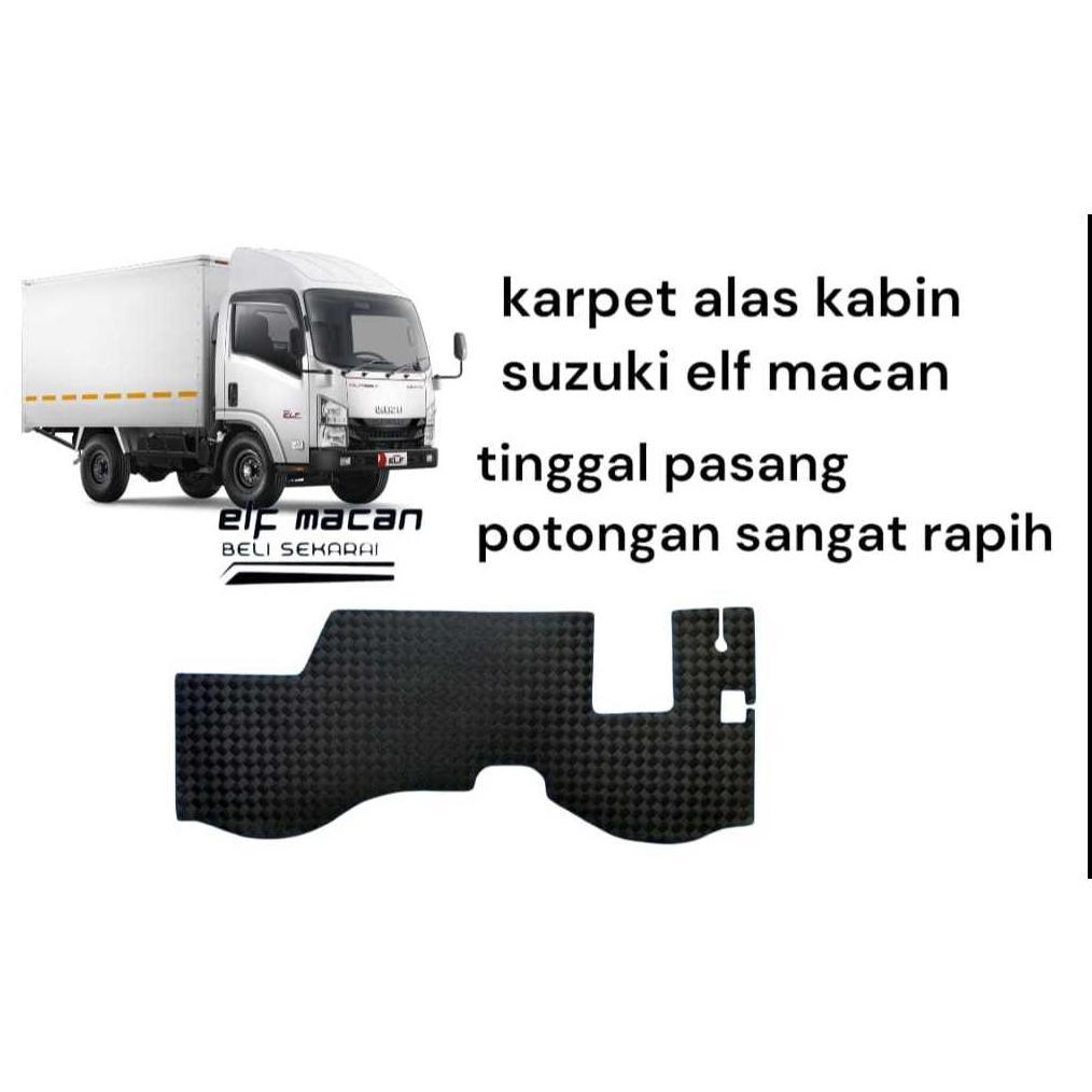 Hemat Karpet Truk Isuzu Elf Macan Alas Kaki Kabin Truk Truk Macan