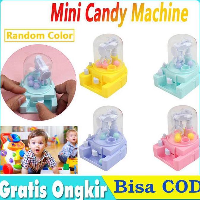 TEASEL mainan mesin capit permen Pengambil Bola mini untuk anak