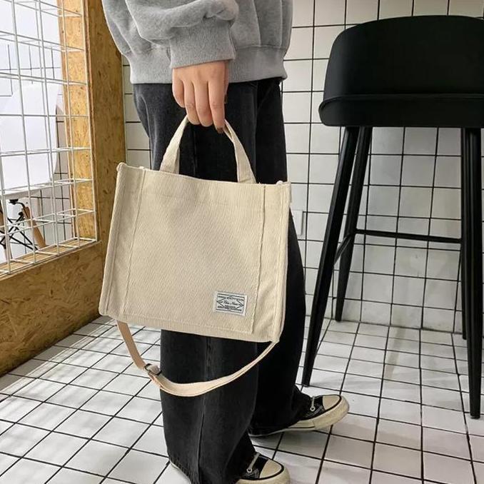 CV WALTER TM Tas Wanita Korduroi Selempang Korea Corduroy Shoulder Bag W180