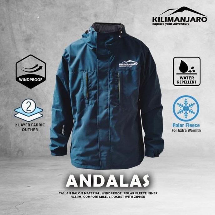 VIRALL JAKET GUNUNG JAKET OUTDOOR KILIMANJARO ANDALAS SUPER HANGAT ''