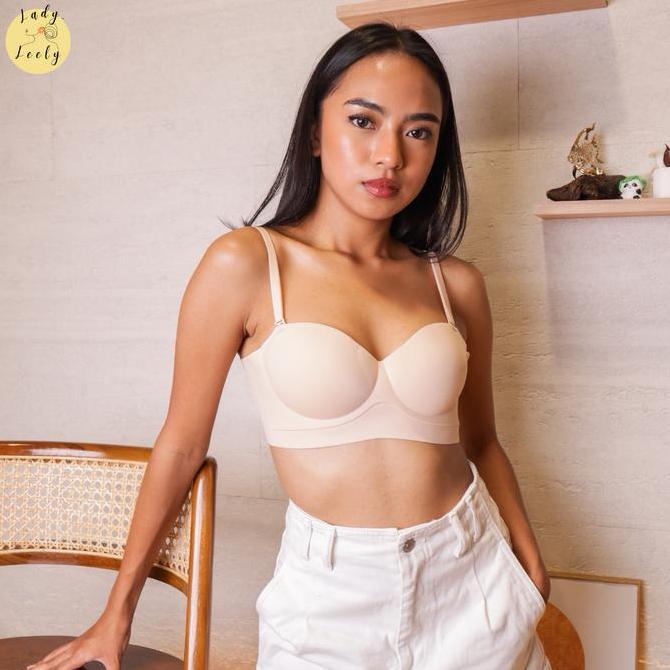Wow- [Tulip] Backless Bra Styling Bra Bra Seamless Bh Seamless Bh Backless Busa Tebal Nyaman