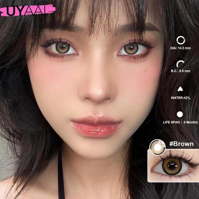Eye- Uyaai Softlens Lollipop Color Lensa B Eyes 14.2-15 Mm 6 Month Lens