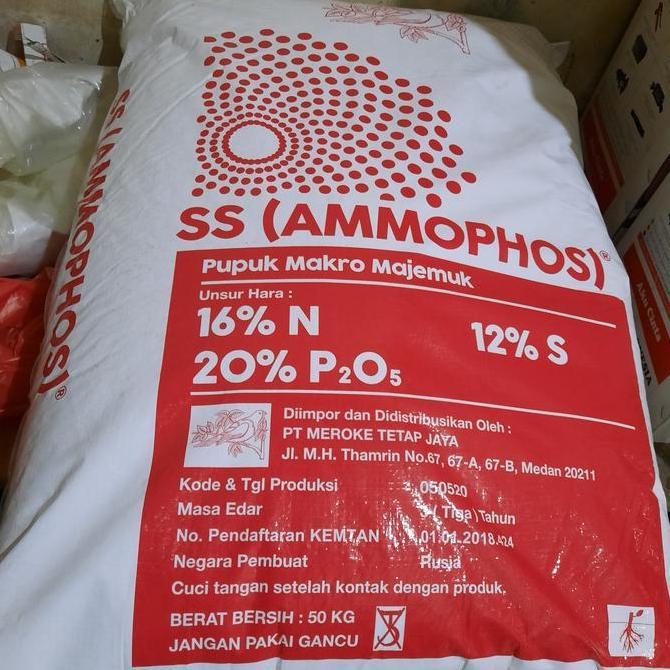 Best Seller Pupuk Meroke Ss Amophos Kemasa Pabrik 50Kg( Konfirmasi Prngiriman) Premium