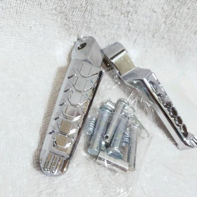 FOOTSTEP BELAKANG CHROME BEAT VARIO PCX ADV SCOOPY CB 100 CBR CB 150R TIGER MEGAPRO MOTORCYCLE BAUT 