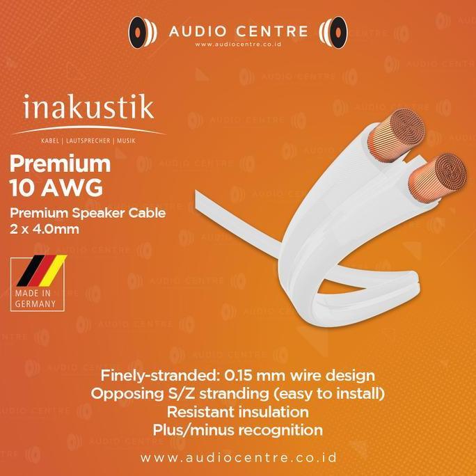 Inakustik Premium 10 AWG 10AWG Speaker Cable made in Germany 2x4.0mm