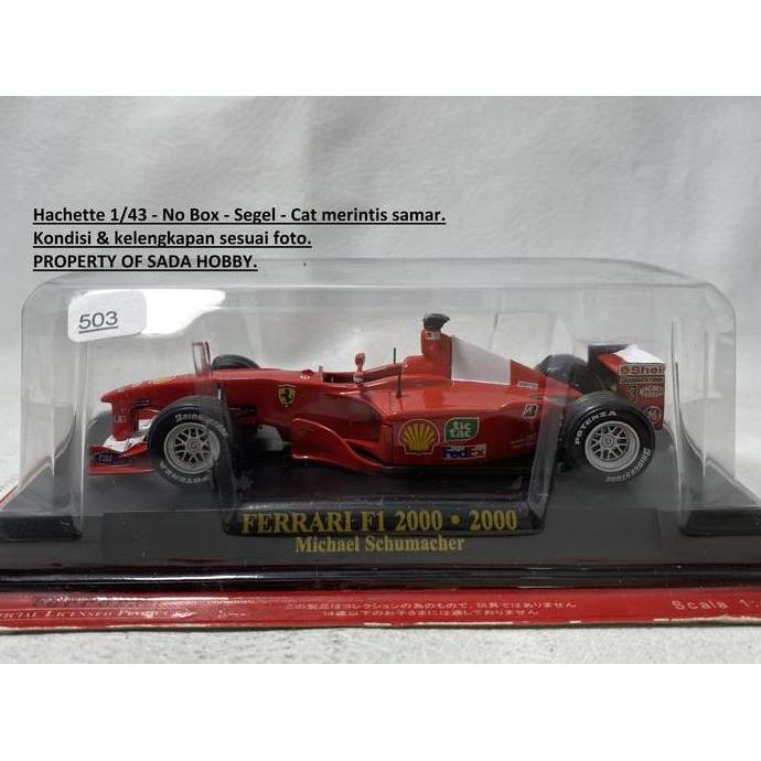 HACHETTE ALTAYA 1/43 FERRARI F1 2000 NO 3 MICHAEL SCHUMACHER NO BOX SHOBBY