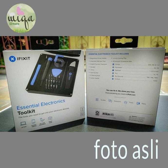 Hnds- Ifixit Essential Electronics Toolkit, Untuk Peralatan Elektronik