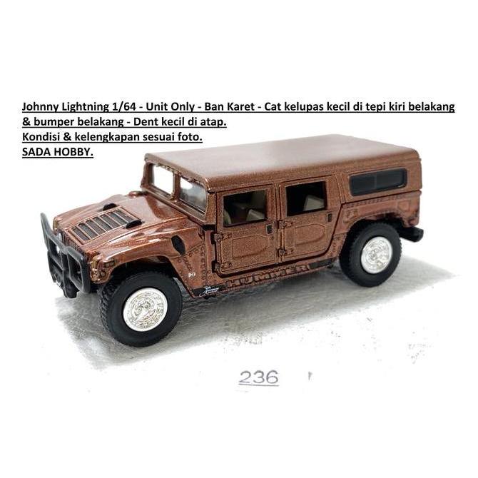 JOHNNY LIGHTNING HUMMER H1 BROWN UNIT ONLY SHOBBY