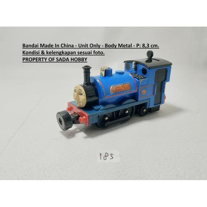 MINIATUR KERETA THOMAS & FRIENDS ENGINE COLLECTION SERIES SIR HANDEL BANDAI CHINA UNIT ONLY SHOBBY