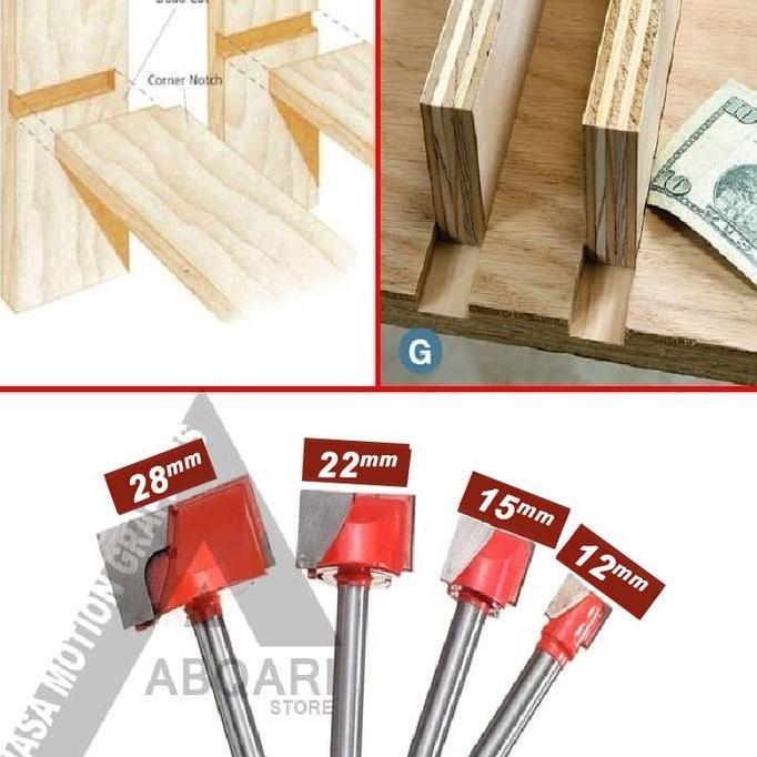 MAZITOV mata profil cnc / bottom cleaning router bit/ mata profil t track