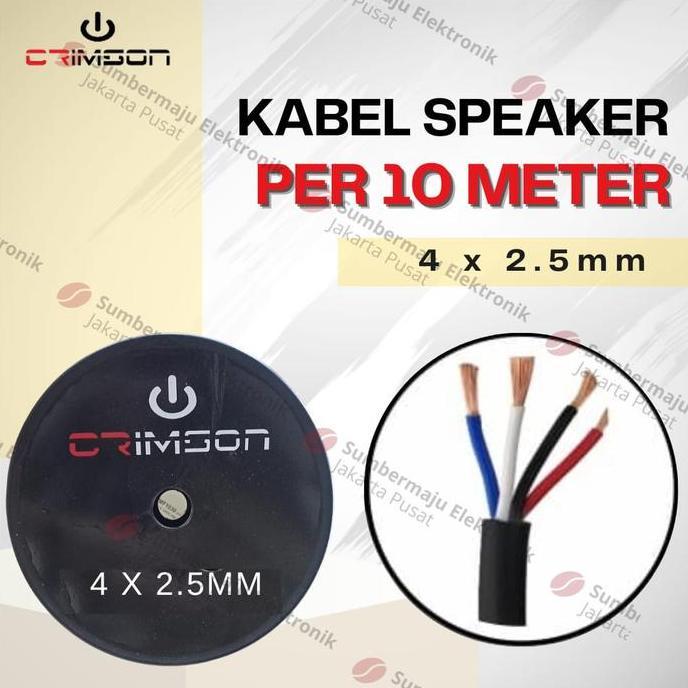 KABEL SPEAKER CRIMSON 4 X 2.5 MM  CRIMSON 4X2.5 MM 10 METER