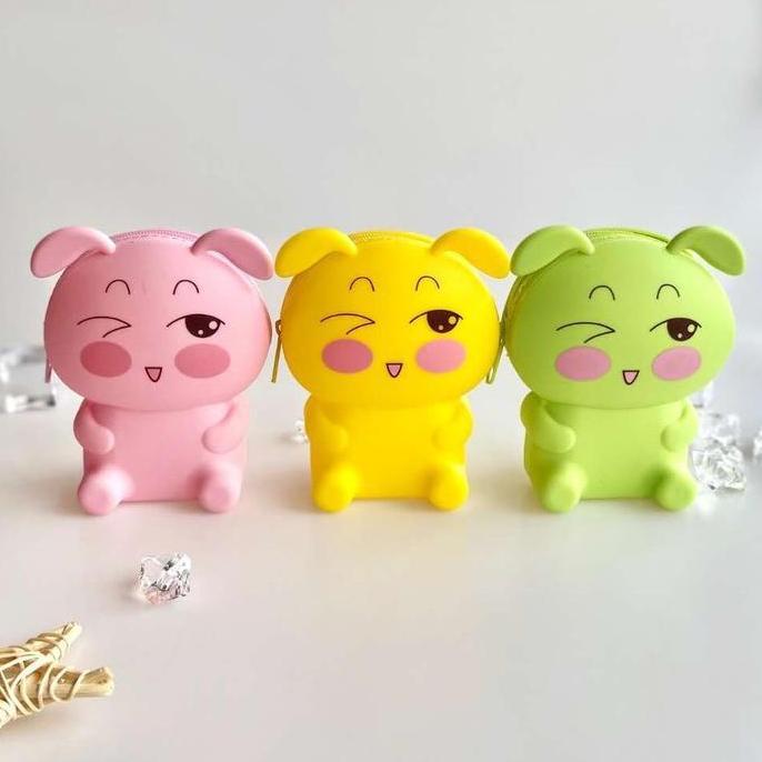 MARKVUN Dompet Koin Mini Karakter Dompet Silikon Dompet Silicon Coin Import JKT COD