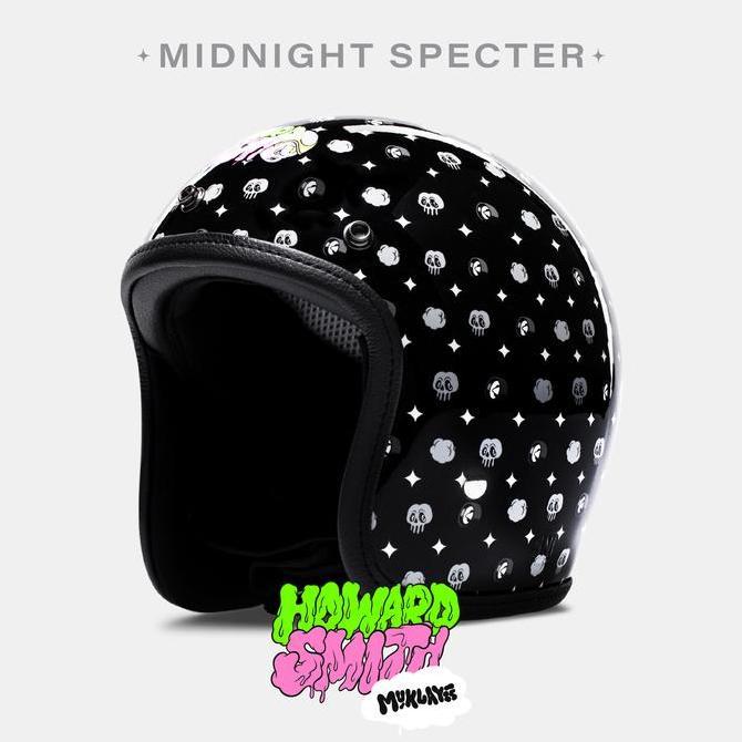 Howard Smith Super Helm Half Face - Muklay Black