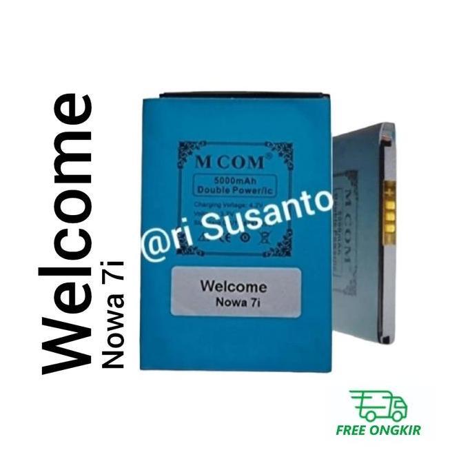 Baterai MCOM for Welcome Nowa 7i Double Power 5000mAh