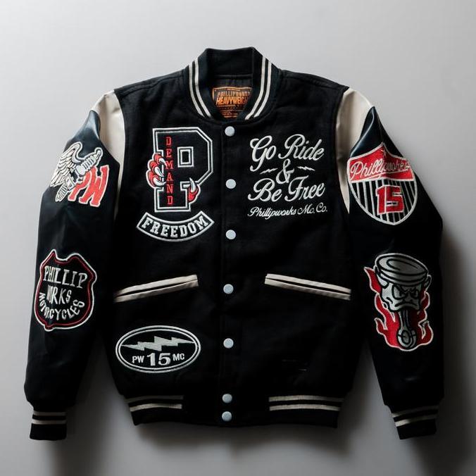 JAKET VARSITY NIGHTFALL PHILLIP WORKS