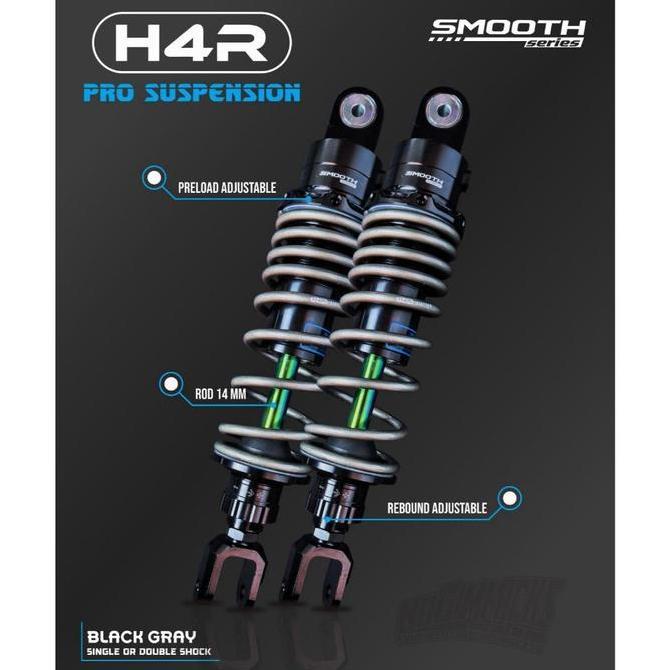 Shockbreaker H4R Smooth Shock 305MM 330MM 340MM Shock Aerox Nmax Beat Vario Mio Genio Stylo Genio .