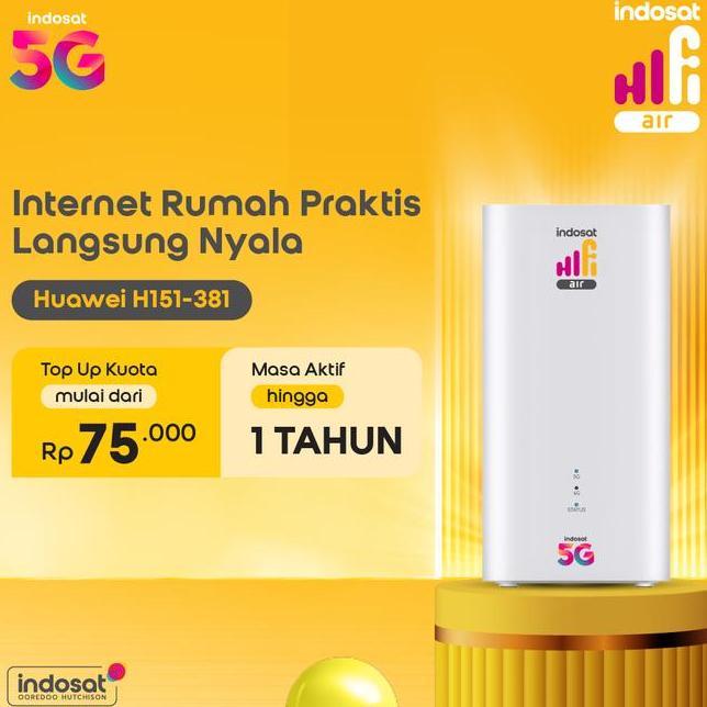 Indosat Hifi Air H153 Em 5G Hh Speed 75Gb