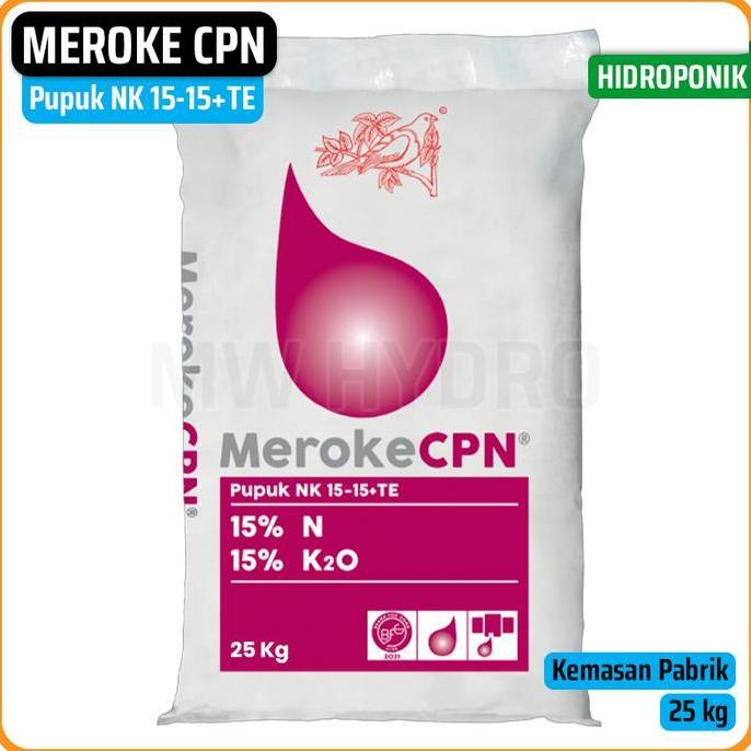 Meroke CPN, 25 Kg | Pupuk NK 15-15+TE, Potasium Nitrat KNO