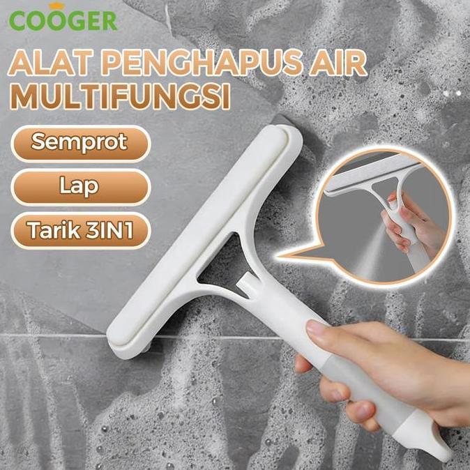 [Cod] Cooger Spray Wiper Genggam Putih Abu-Abu Produk Baru Upgrade 2026, Multifungsi Untuk Meja Dapu