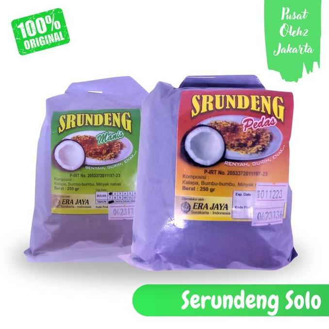 Kriuk- Serundeng Kelapa Solo Manis Pedas Era Jaya