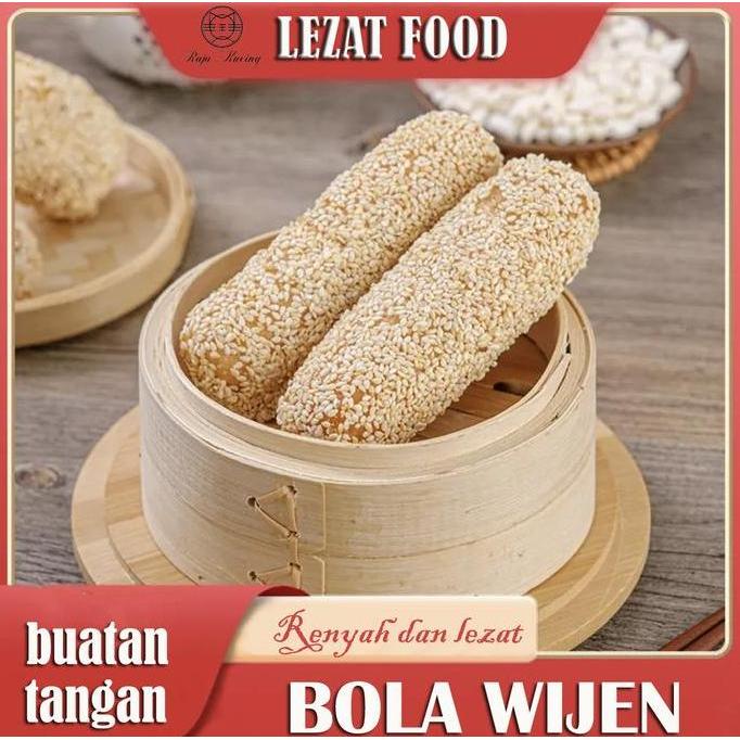 Bola wijen buatan tangan, camilan sehat pt, rasa lokal asli, renyah dan lezat, cocok untuk orang tua