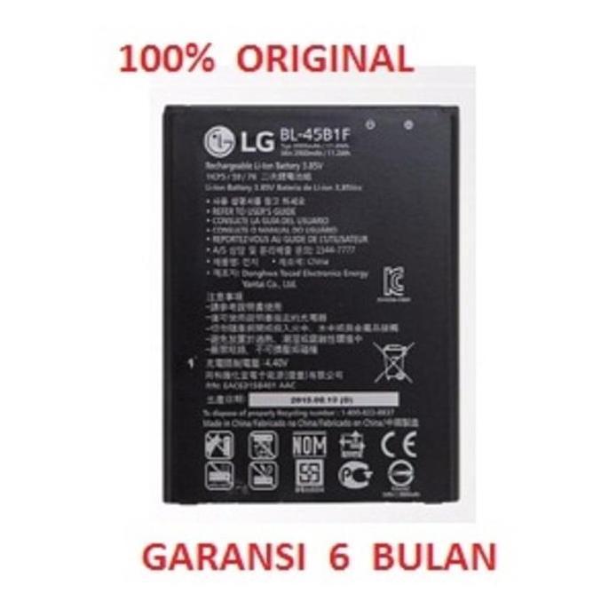 100% ORIGINAL Battery baterai batere LG BL-45B1F / LG V10